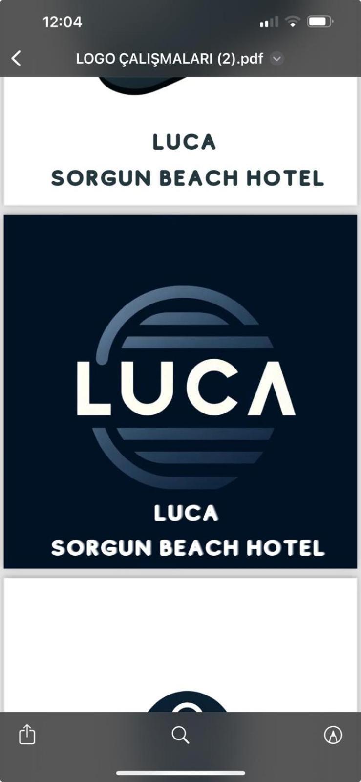 Luca Beach Hotel Side Exterior photo